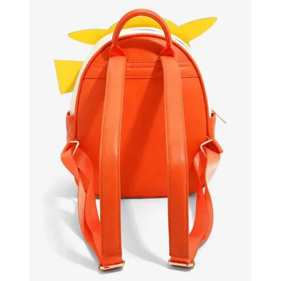 Pokémon Pumpkin Pikachu Mini Backpack Adjustable Straps Fall Bag New - Picture 3 of 9